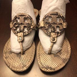 Tory Burch Miller Sandals!GUC! 8-8 1/2M
